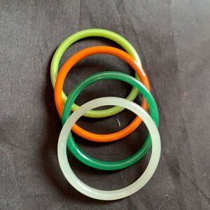 New Boutique glass bangle bracelets